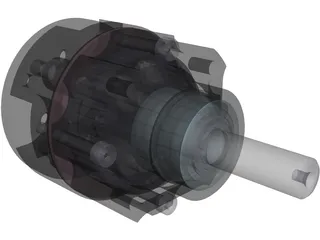 Planetary Gearbox NEU P32 1:6.75 3D Model preview