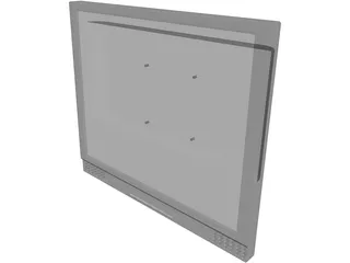 Monitor Hyundai 3D Model preview