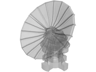 Satellite Dish 3D Model preview