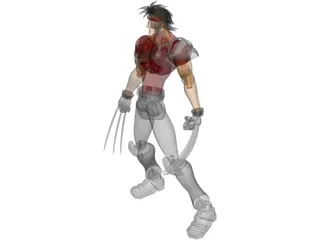 Wolverine 3D Model preview