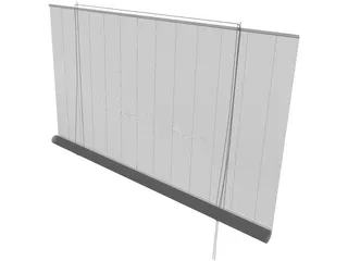 Curtain 3D Model preview