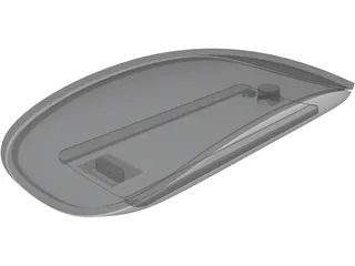 F19 Apple Magic Mouse 3D Model preview