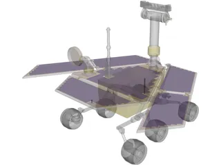 NASA Mars Rover 3D Model preview