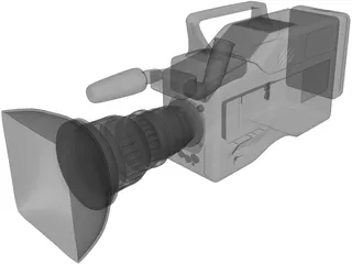 Video Camera 3D Model preview