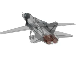 Sukhoi Su-24 Fencer 3D Model preview