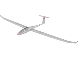 Glider 3D Model preview