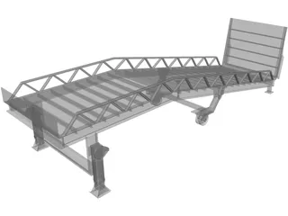Forklift Ramp 3D Model preview