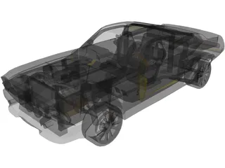 Ford Mustang Shelby GT500 Eleanor (1967) 3D Model preview