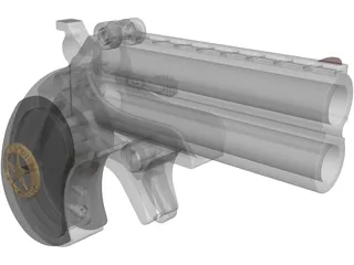 Derringer Texas Ranger 3D Model preview