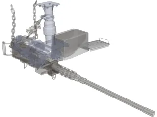 Browning 50 cal. 3D Model preview