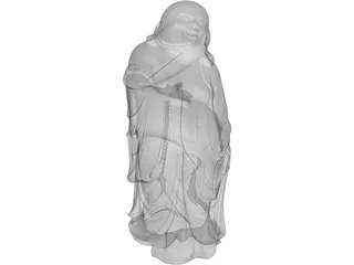 Buddha Statue 3D Model preview