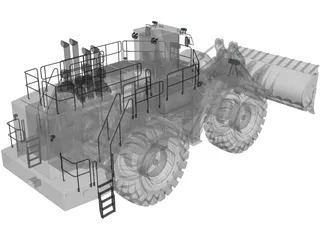 Caterpillar 994F 3D Model preview