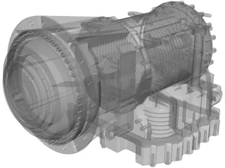 Allison Transmission 3200 3D Model preview