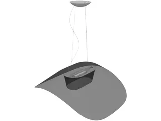 Fly-Fly Suspension Lamp 3D Model preview