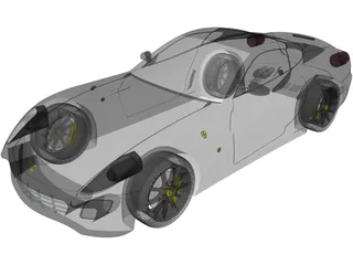 Ferrari 599 GTB 3D Model preview