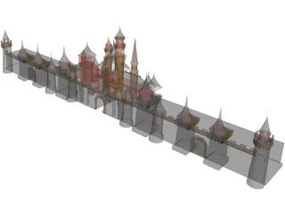 Disney World 3D Model preview
