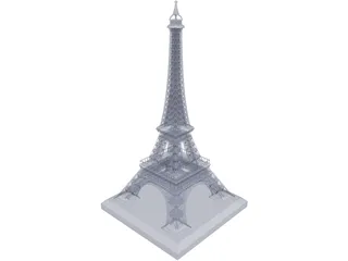 Eiffel Tower 3D Model preview