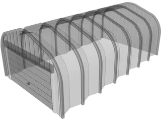 Commercial Building 3D Model preview
