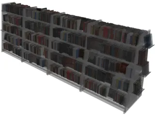 Book Rack 3D Model preview