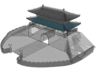 Namdaemun 3D Model preview