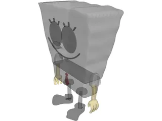 Sponge Bob 3D Model preview