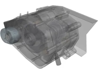 Tomos APN 6 Engine 3D Model preview