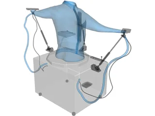 Ironing Mannequin 3D Model preview