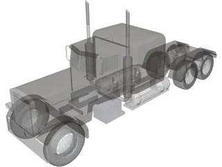 Peterbilt 359 (1975) 3D Model preview