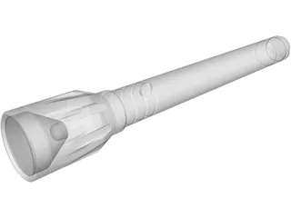 Flashlight 3D Model preview