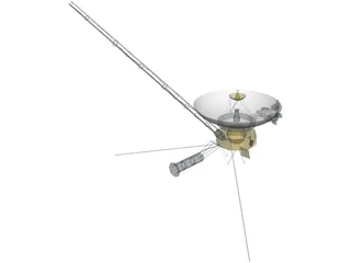 Voyager Probe 3D Model preview