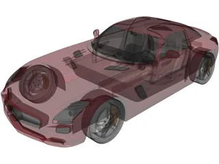 Mercedes-Benz SLS AMG (2011) 3D Model preview