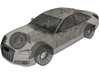 Audi A8 (2015) 3D Model preview