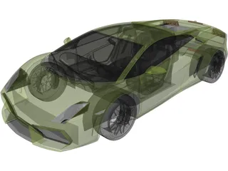 Lamborghini Gallardo 3D Model preview