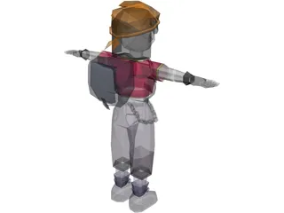 Pan 3D Model preview