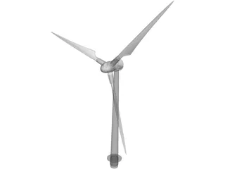 Ocean Windmill 3D Model preview