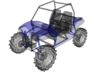 Polaris RZR800 3D Model preview
