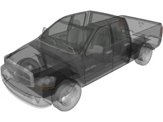 Dodge Ram 1500 (2007) 3D Model preview