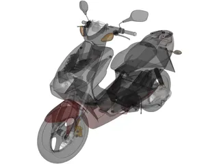Yamaha Aerox R 3D Model preview