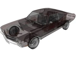 Chevrolet Chevelle SS (1970) 3D Model preview