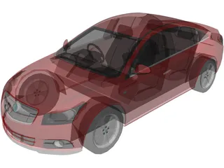 Chevrolet Cruze 3D Model preview