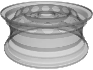 Maruti 800 Rim 3D Model preview