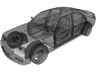 Chrysler 300C SRT8 (2005) 3D Model preview