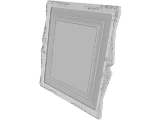 Classic Photo Frame 3D Model preview