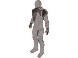 Iron Man Mark 42 3D Model preview