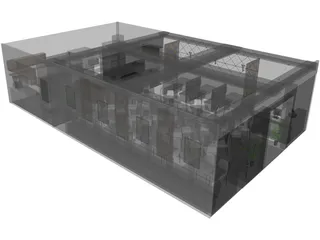 Arab Feel Cafe 3D Model preview