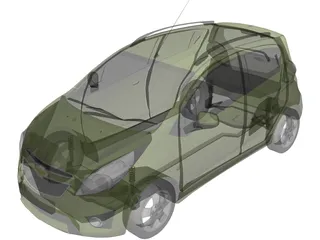 Chevrolet Spark 3D Model preview