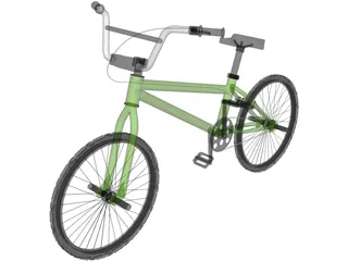 BMX Bike 3D Model preview
