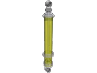 Ohlins Shock 3D Model preview