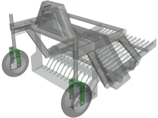 Seedlings Digger 3D Model preview