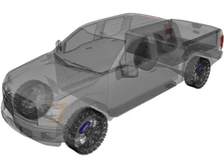 Ford F-150 (2015) 3D Model preview